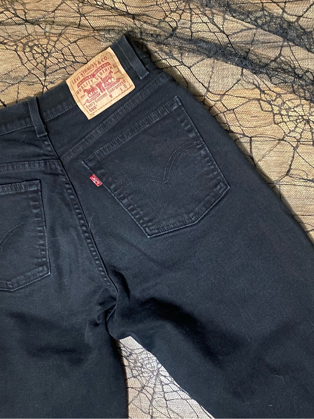 Vintage Levi's Black 550 Jeans